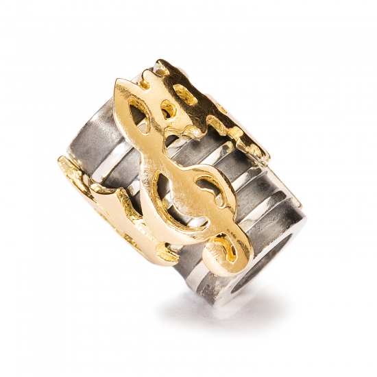 Trollbeads: Hallelujah zilver/goud - 201016