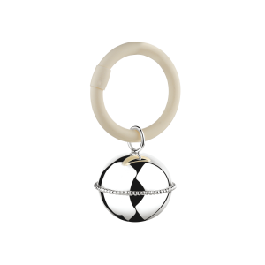 Rammelaar bal parel aan ring vz-gl - 201935