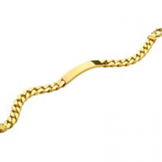 gouden heren plaat armband gormet - 202955