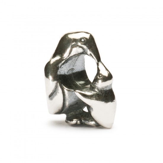 Trollbeads Pinguin met jong - 211228