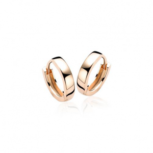 ZINZI Zlv. klapcreool rose kleurig goud - 211563 ZINZI Zlv. klapcreool rose kleurig goud - 211563