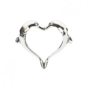 TROLLBEADS; DOLFIJEN HART HANGER - 220525 TROLLBEADS; DOLFIJEN HART HANGER - 220525