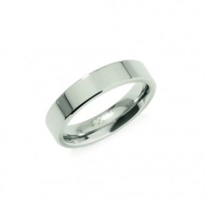 Boccia titanium ring glad/poli - 222784