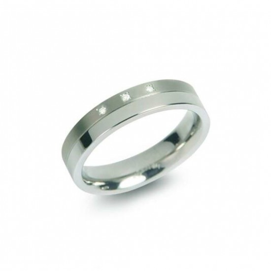 Boccia bicolor ring met 3x0.015 - 222883