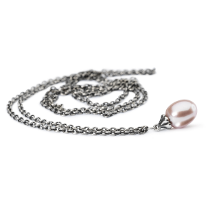 Trollbeads fantasyline collier met roze parel - 224441