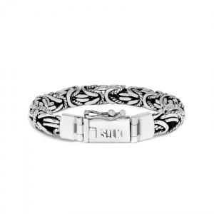 Silk armband zilver konningscollier fantasie - 225326 Silk armband zilver konningscollier fantasie - 225326