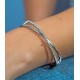 zinzi armband kruislings open met zirconia en glad - 227489