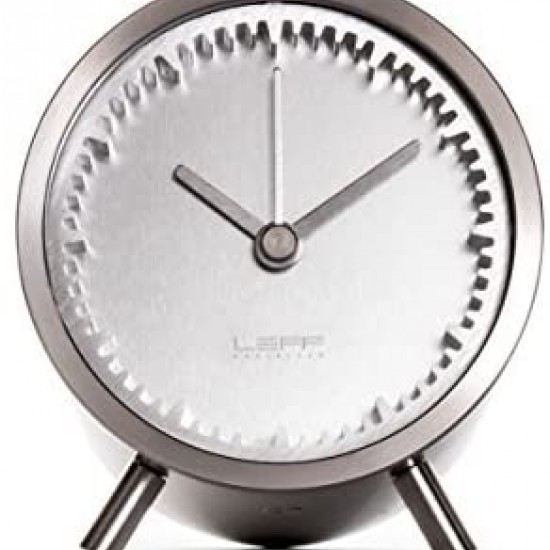 Leff Amsterdam clock steel - 227512