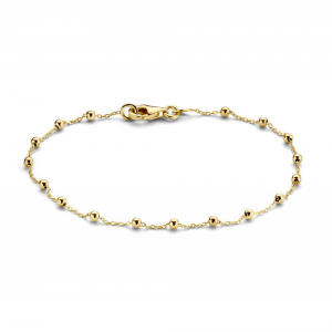 gouden armband met balletjes - 232313