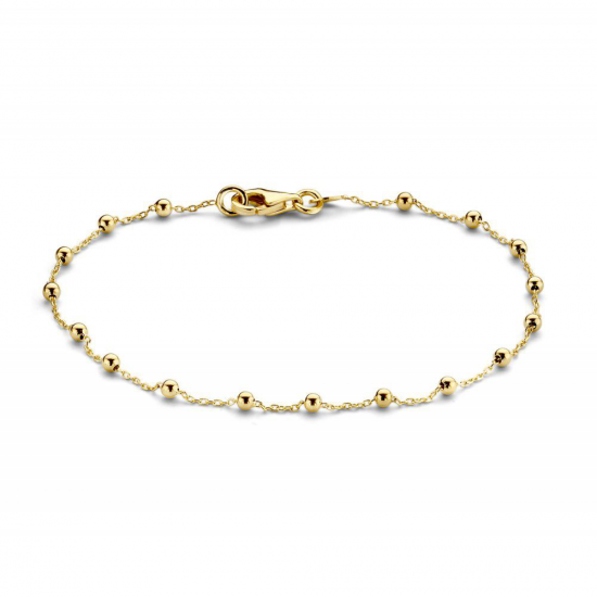 gouden armband met balletjes - 232313