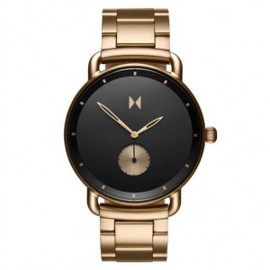 MVMT horloge poli bronskleurige kast en band, zwarte plaat - 231069 MVMT horloge poli bronskleurige kast en band, zwarte plaat - 231069