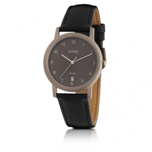 OLYMPIC heren horloge zwarte plaat zwarte  band  zwarte lunette - 228877 OLYMPIC heren horloge zwarte plaat zwarte  band  zwarte lunette - 228877