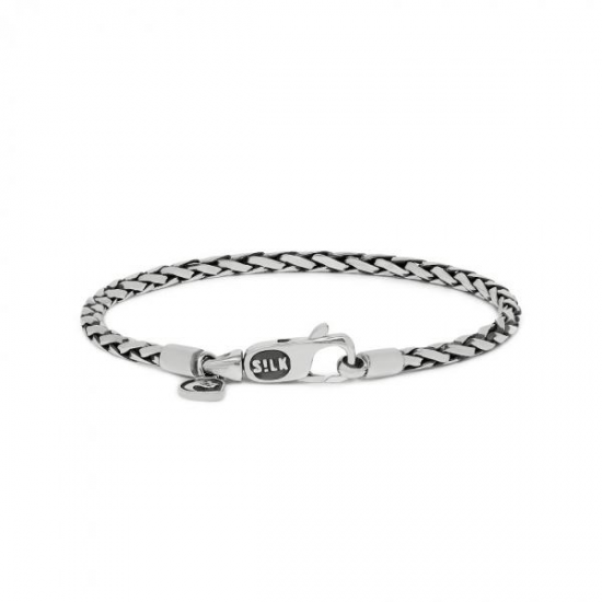 Silk armband silver - 229099
