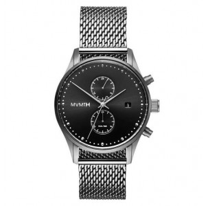 MVMT voyager 42mm  staal met  mesh stalen band 5atm - 229261 MVMT voyager 42mm  staal met  mesh stalen band 5atm - 229261