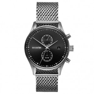 MVMT voyager 42mm  staal met  mesh stalen band 5atm - 229261 MVMT voyager 42mm  staal met  mesh stalen band 5atm - 229261