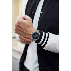 MVMT voyager 42mm  staal met  mesh stalen band 5atm - 229261 MVMT voyager 42mm  staal met  mesh stalen band 5atm - 229261