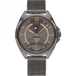Tommy Hilfiger dames horloge Driver double met zwarte duikersrand - 229794