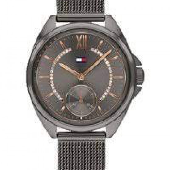 Tommy Hilfiger dames horloge Driver double met zwarte duikersrand - 229794