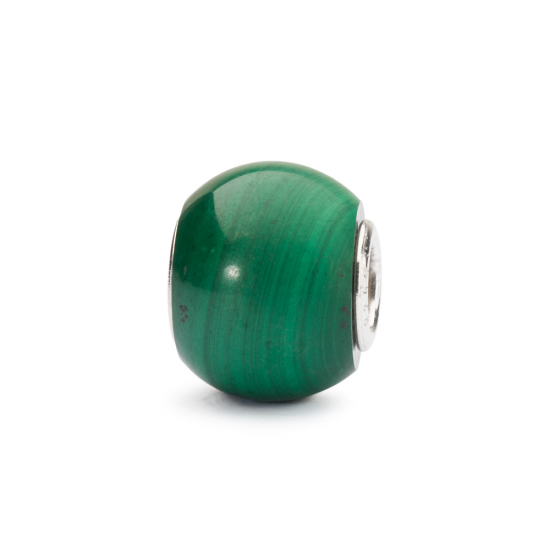 Trollbeads, malachiet rond - 230017