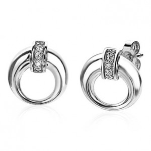 ZINZI oorknop met zirconia - 230046 ZINZI oorknop met zirconia - 230046