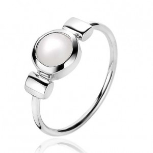 Ziniz ring met parelmoer - 230321 Ziniz ring met parelmoer - 230321