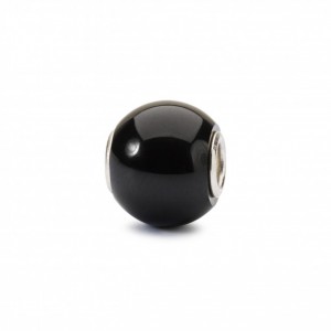 Trollbeads, zwarte onyx rond - 230395 Trollbeads, zwarte onyx rond - 230395