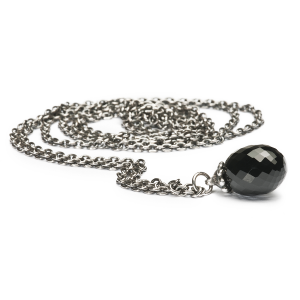 Trollbeads: zilveren collier onyx fantasy line 90cm - 231174 Trollbeads: zilveren collier onyx fantasy line 90cm - 231174