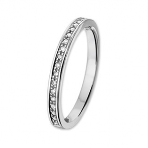 Witgouden ring met briljant 0.10 si - 231210 Witgouden ring met briljant 0.10 si - 231210