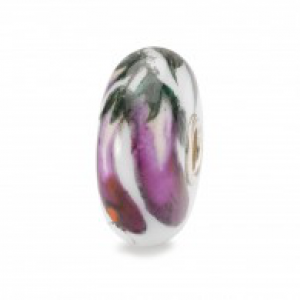 Trollbeads; porseleinen kraal delicaat aubergine - 231926 Trollbeads; porseleinen kraal delicaat aubergine - 231926