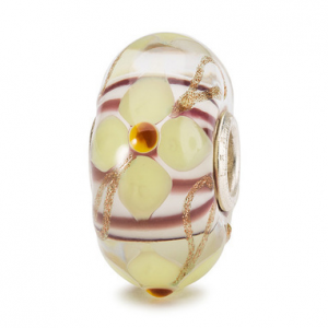 Trollbeads;bloemdecor pastel - 231942 Trollbeads;bloemdecor pastel - 231942