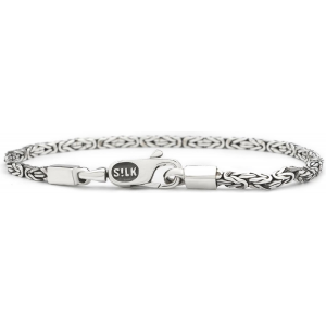 Silk armband silver - 232815