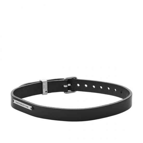 FOSSIL leren anrmband 3 strengen bruin - 232862