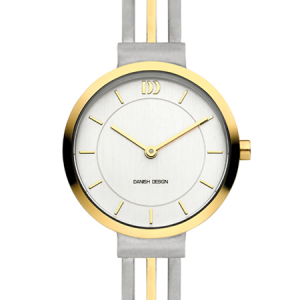 Danish design titanium bicolour dames horloge met titanium band - 232888 Danish design titanium bicolour dames horloge met titanium band - 232888
