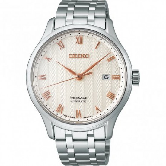 Seiko horloge presage met creme plaat, automaat - 233570