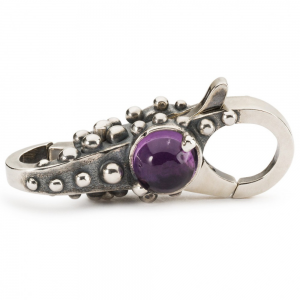 Trollbeads; paars en groen slot - 233701 Trollbeads; paars en groen slot - 233701