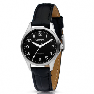 Olympic , dameshorloge met leren band 10atm. - 235672 Olympic , dameshorloge met leren band 10atm. - 235672