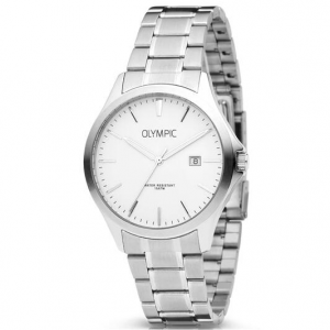 Olympic , herenhorloge met stalen band - 235678 Olympic , herenhorloge met stalen band - 235678