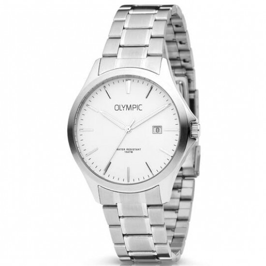 Olympic , herenhorloge met stalen band - 235678