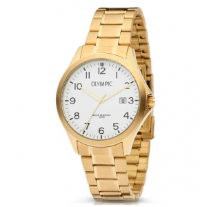 Olympic , herenhorloge double staal - 235681 Olympic , herenhorloge double staal - 235681