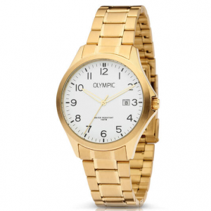 Olympic , herenhorloge double staal - 235681 Olympic , herenhorloge double staal - 235681