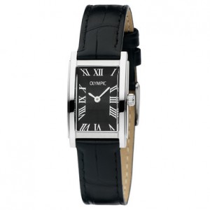 Olympic dames horloge met lerenband - 233804 Olympic dames horloge met lerenband - 233804