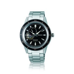 Seiko Presage heren horloge zwarte plaat 50m - 233877 Seiko Presage heren horloge zwarte plaat 50m - 233877