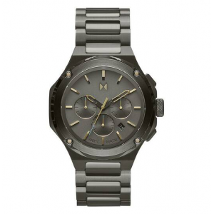 MVMT  horloge gunmetal bicolor met zwarte wijzerplaat - 234108 MVMT  horloge gunmetal bicolor met zwarte wijzerplaat - 234108