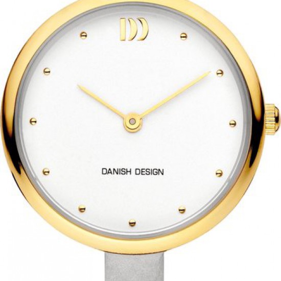 Danish Design bicolor horloge titanium met band - 234600