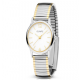 Olypic dameshorloge ovale kast met bicolor rek band - 234876