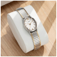 Olypic dameshorloge ovale kast met bicolor rek band - 234876