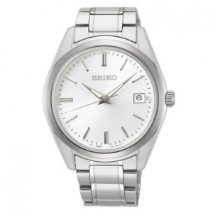 Seiko herenhorloge met lichtgrijze plaat 100m saffier glas - 234756 Seiko herenhorloge met lichtgrijze plaat 100m saffier glas - 234756