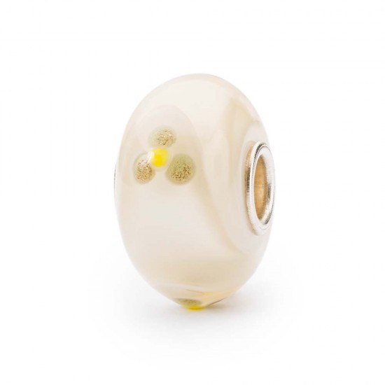 Trollbeads: Ivoren bloem gordeldier (special edition) - 234848