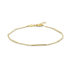 Gouden armband met staafjes - 234937