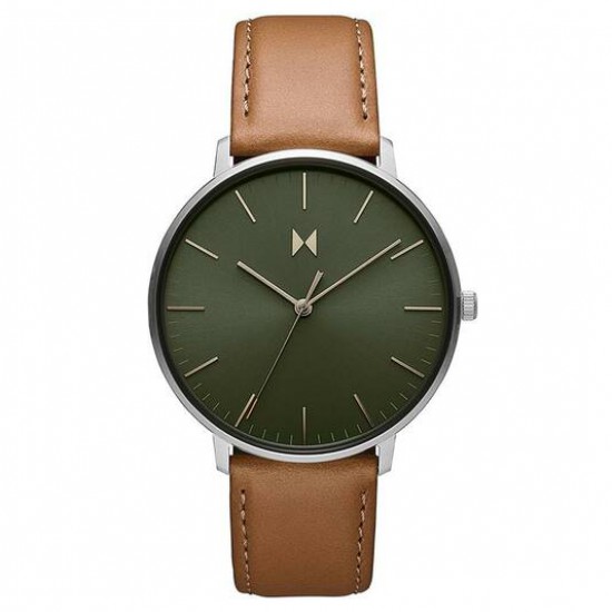 MVMT  horloge staal met groene wijzerplaat - 234966